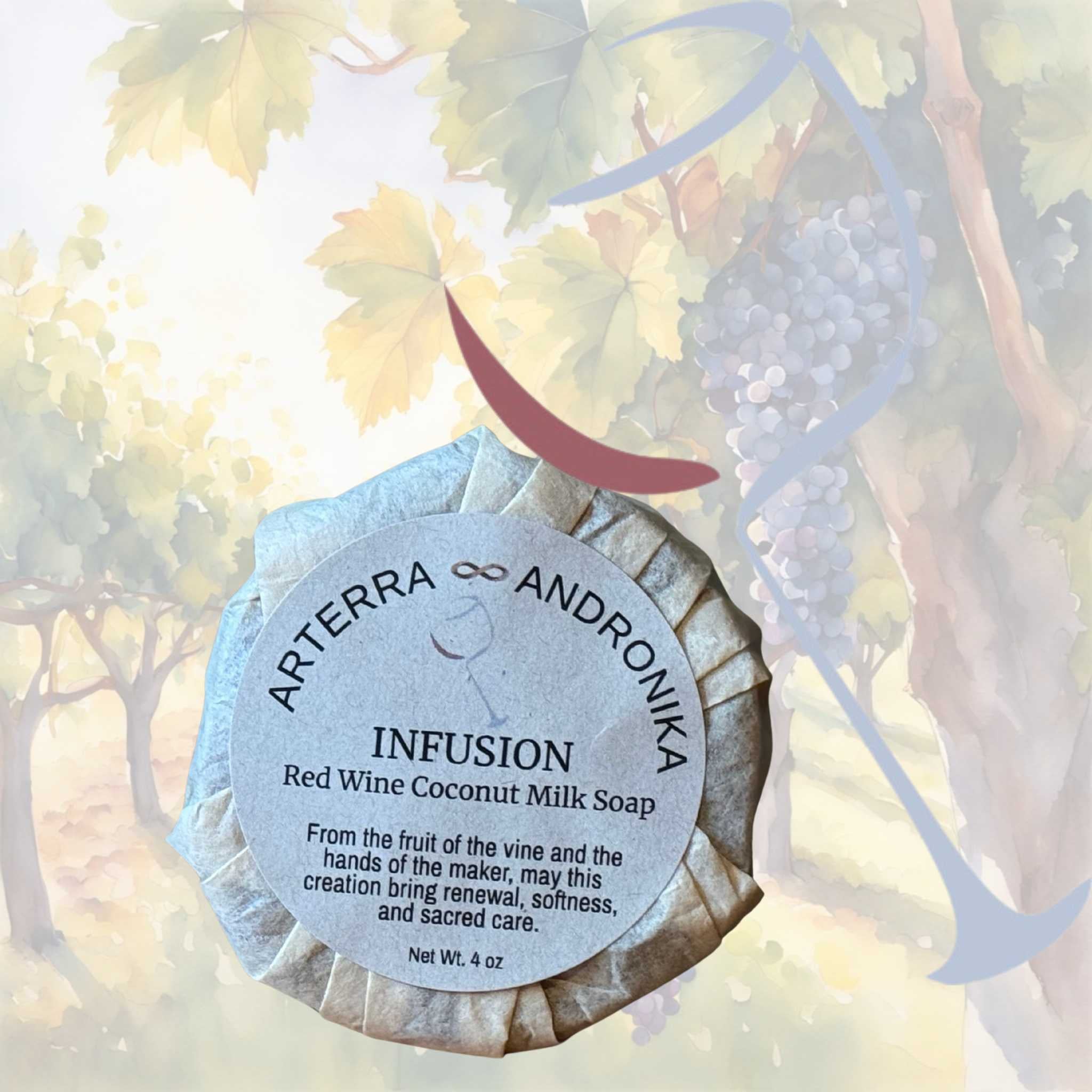 Infusion Red Wine Coconut Milk Soap